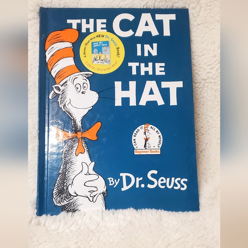 Dr. Seuss The Cat in the Hat Book - Blue and Orange